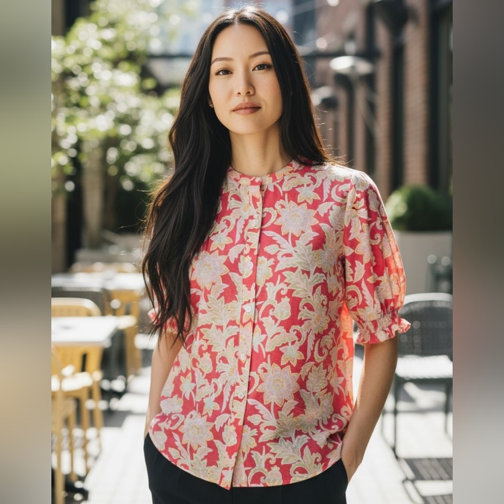 NWT Croft & Barrow Floral Blouse